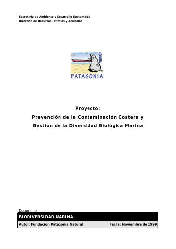 Proyecto: PrevenciÃ³n de la ContaminaciÃ³n Costera y GestiÃ³n de la ...