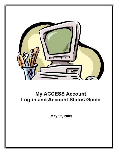 My ACCESS Account Log-in and Account Status Guide - Florida ...