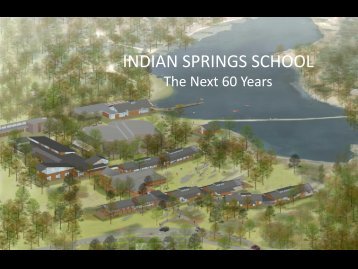 Campus Master Plan - Indian Springs School