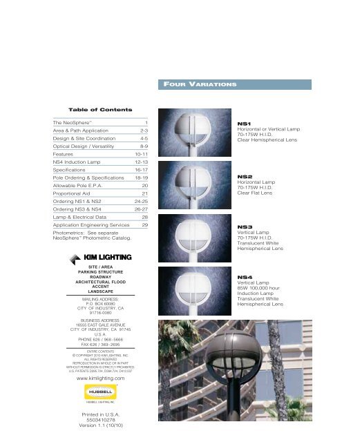 NeoSphere™ - Kim Lighting