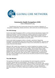 Community Health Evangelism (CHE) www ... - Micah Network