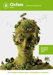 Bilancio sociale 2009 - Oxfam Italia