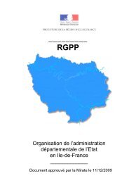 organisation des services dÃ©partementaux - SUP-Equip