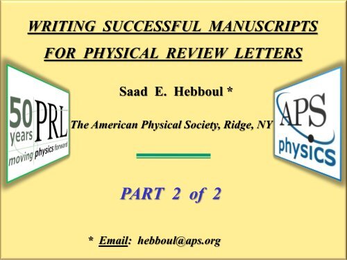 Dr. Hebboul's PRL Workshop Part 2 slides