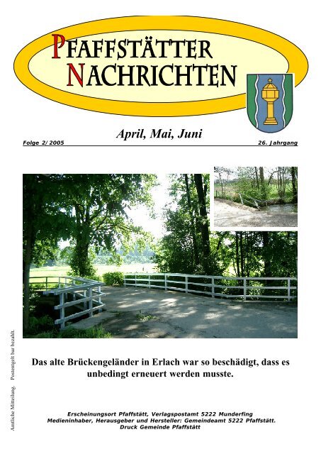 April, Mai, Juni - Pfaffstätt - Land Oberösterreich
