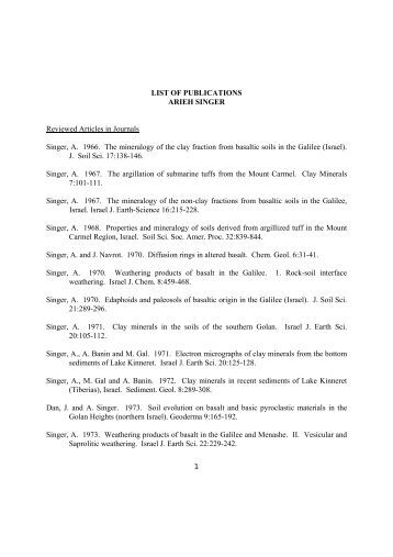Physical Science Team Topics List