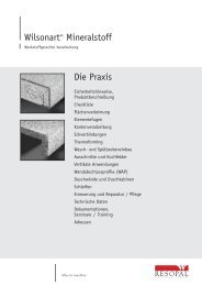 Verarbeitungsrichtlinien, Varianten von Arbeitsplatten ... - Resopal