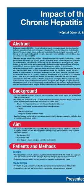 Impact of the Drug Use and Substitution Treatments