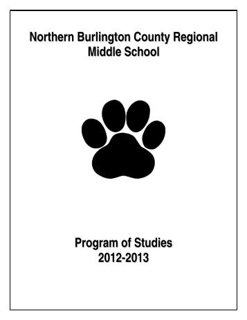 Northern Burlington County Regional Middle School Program of ...
