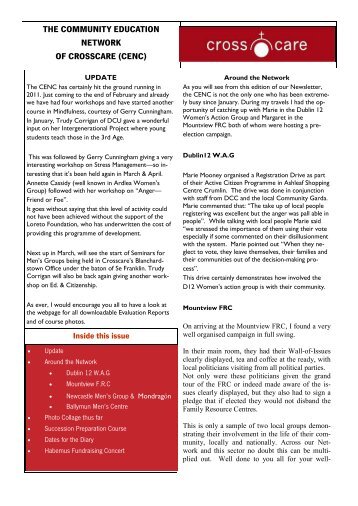 Newsletter December 2010 - Crosscare