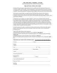 nomination form - North Jersey Section - American Chemical Society