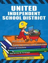 Calendario acadÃ©mico 2013 - 2014 - United Independent School ...