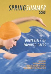 Spring/Summer 2005 - University of Toronto Press Publishing