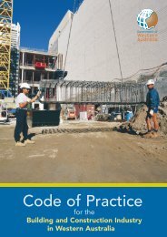 Code of Practice for the Building and Construction Industry of ...