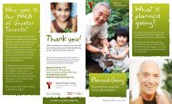 Brochure - YMCA of Greater Toronto
