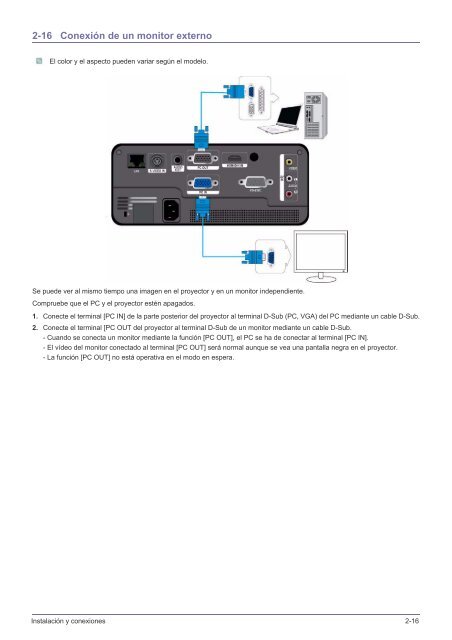 Multimedia Projector Manual de instrucciones - TVsZone.com