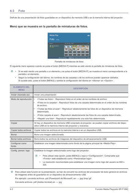 Multimedia Projector Manual de instrucciones - TVsZone.com