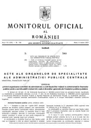 ACTE ALE ORGANELOR DE SPECIALITATE ALE ADMINISTRAfiIEI ...