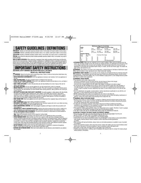 JU300CB ManualENSP 072208.qxp