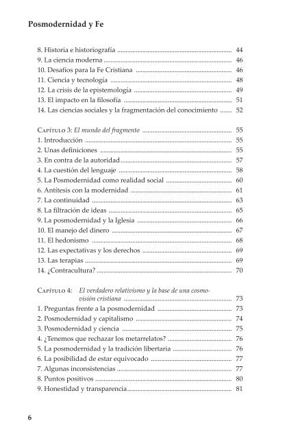 POSMODERNIDAD Y FE - Editorial Clie