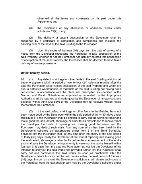 sale and purchase agreement (land and building) - Ministry of ...