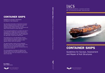 Container ships guidelines for surveys - IACS