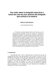 Una visiÃ³n sobre la etnografÃ­a educativa a travÃ©s del caso de unos ...