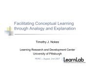 Facilitating Conceptual Learning through Analogy and Explanation