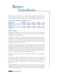 Butter Spec Sheet - InnovateWithDairy.com