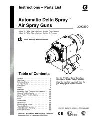309029D Automatic Delta Spray Air Spray Gun ... - Graco Inc.