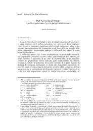 Dall'Azionalità all'Aspetto. Il prefisso germanico *ga - Laboratorio di ...