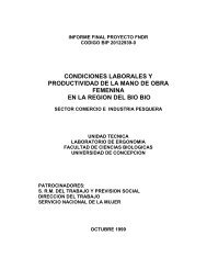 condiciones laborales y productividad de la mano de obra femenina ...