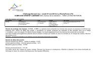 Bordereau de confirmation de participation - Ligue RhÃ´ne-Alpes