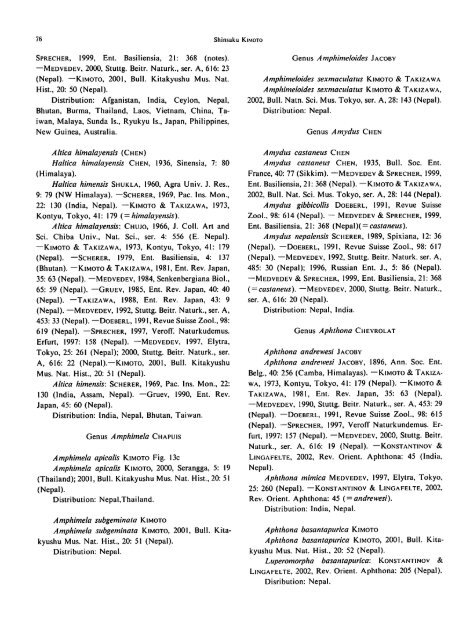 Systematic Catalog of the Chrysomelidae (Coleoptera) from Nepal ...