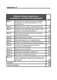 Produktions- und Beschaffungslogistik - Expert Verlag