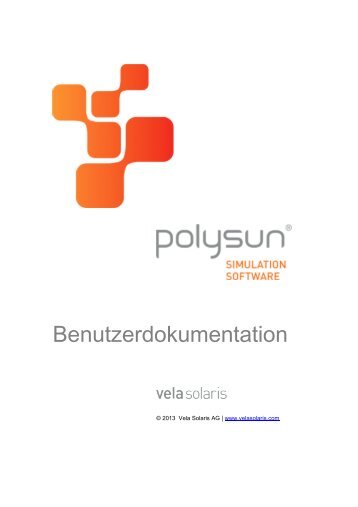 Polysun Tutorial PDF - Vela Solaris AG