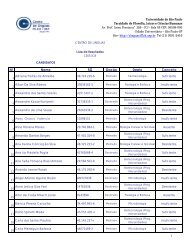 Resultado do Exame - Mai/2013 - ICB - USP