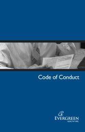 Code of Conduct - Evergreen Hospital
