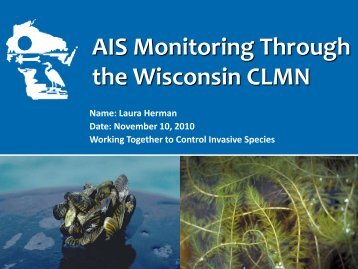Aquatic Invasive Species Monitoring Through the Citizen Lake ...