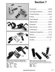 EVTC Frame & Footpegs