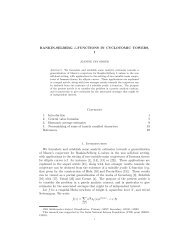 RANKIN-SELBERG L-FUNCTIONS IN CYCLOTOMIC TOWERS, I ...