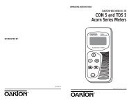 Acorn Con 5/TDS 5 manual - Oakton Instruments