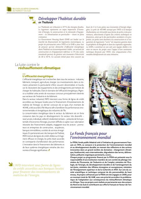 Rapport annuel 2008 - Agence FranÃƒÂ§aise de DÃƒÂ©veloppement