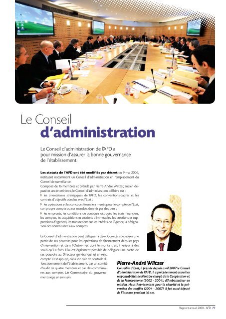 Rapport annuel 2008 - Agence FranÃƒÂ§aise de DÃƒÂ©veloppement