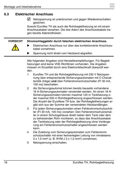 Betriebsanleitung fÃ¼r Euroflex mit Tankheizung (1.064 KB) - Wekonn