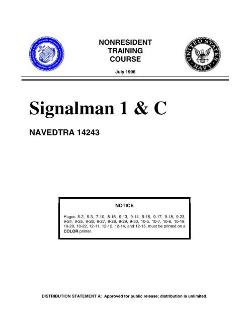 Signalman 1 & C - Historic Naval Ships Association