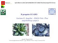 Il progetto GUADO Luciana G. Angelini â DAGA Univ ... - Enrico Avanzi
