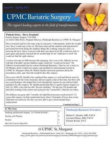 Patient Story: Steve Iwanicki - UPMC.com