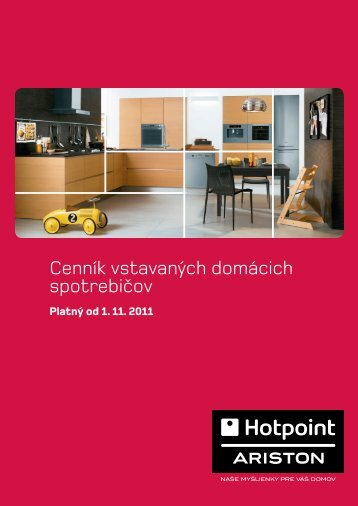 CennÃ­k vstavanÃ½ch domÃ¡cich spotrebiÄov - Hotpoint