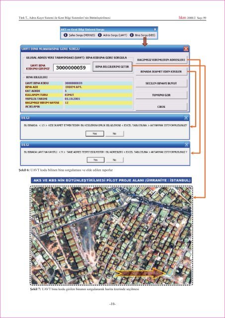 Adres KayÄ±t Sistemi ile Kent Bilgi Sistemleri'nin BÃ¼tÃ¼nleÅtirilmesi